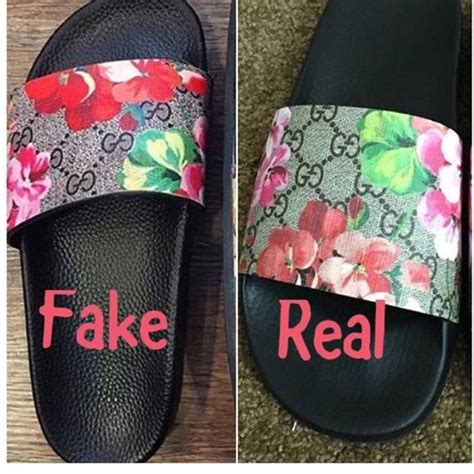 faux gucci slides|how to authenticate gucci shoes.